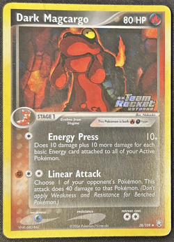 Pokemon TCG - Dark Magcargo (38/109) (Stamped) Team Rocket Returns - Holo - Image 1