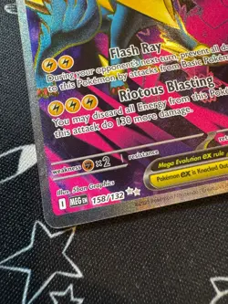 Mega Manectric EX 158/132 Pokemon TCG Mega Evolution Rare Ultra English - Image 2