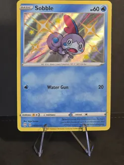 Sobble SV25/SV94 Shiny Holo Rare - Hidden Fates Shiny Vault Pokemon TCG NM - Image 1
