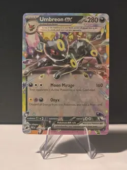 Umbreon ex 060/131 Double Rare Tera Holo - Prismatic Evolutions PRE Pokemon NM - Image 1