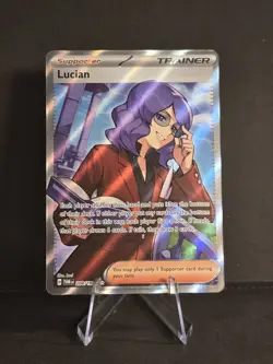 Lucian 208/167 Ultra Rare Full Art Trainer - Twilight Masquerade TWM Pokemon NM - Image 1