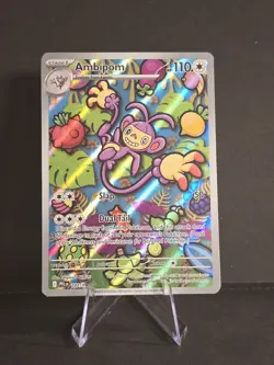 Ambipom 107/094 Illustration Rare - Phantasmal Flames PFL Pokemon TCG NM - Image 1