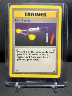 Item Finder 74/102 Rare Pokemon 1999 Unlimited Base Set LP - Image 1
