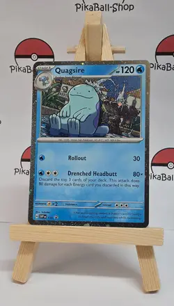 Pokemon TCG: Quagsire SVP-EN 156 Black Star Promo - Cosmos Holo - Image 1