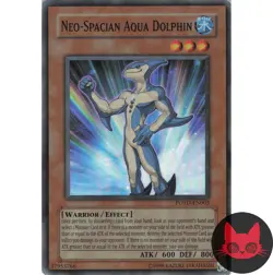 Yugioh Neo-Spacian Aqua Dolphin POTD-EN003 Super Rare MP - Image 1