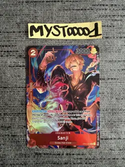 Carte One Piece Sanji OP01-013 R Alternate Art English Card - Image 1