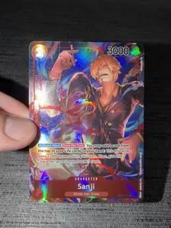 Carte One Piece Sanji OP01-013 R Alternate Art English Card - Image 3