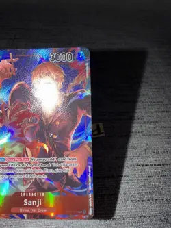 Carte One Piece Sanji OP01-013 R Alternate Art English Card - Image 5