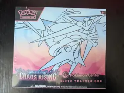 Chaos Rising POKEMON CENTER Elite Trainer Box ETB - SEALED 11 packs - Image 1