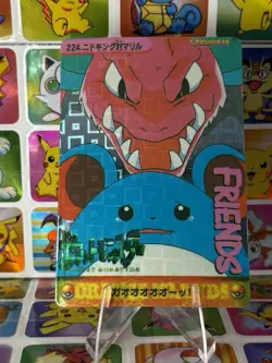Pokemon Pikachu Holo Prism Vintage Pocket Monsters Vending Sticker 1998 Bandai - Image 1