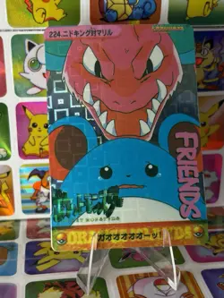 Pokemon Pikachu Holo Prism Vintage Pocket Monsters Vending Sticker 1998 Bandai - Image 3