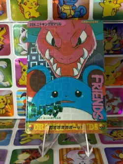 Pokemon Pikachu Holo Prism Vintage Pocket Monsters Vending Sticker 1998 Bandai - Image 4