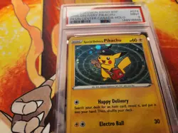 Pokemon Special Delivery Pikachu PSA 9 swirl Canada Holo Promo SWSH074 - Image 4