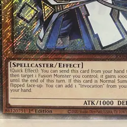 Aleister the Invoker - RA04-EN278 - Platinum Secret Rare - 1st Edition YuGiOh - Image 3