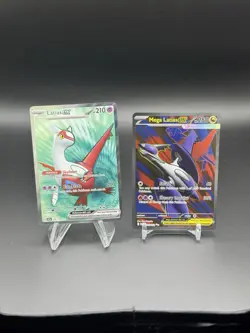 Pokemon TCG Latias AND Mega Latias EX 220/191 163/132 Full Art Cards - Image 1