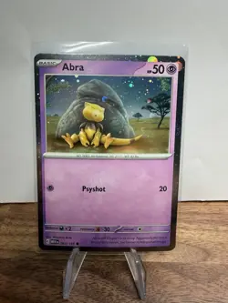 HD HOLO Abra 063/165 Cosmos Holo 151 Pokemon - Image 1