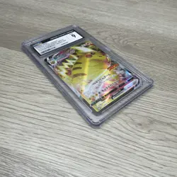 CGC 9 MINT Japanese Pokemon 2022 Pikachu VMAX 265/S-P CoroCoro Magazine PRO - Image 3