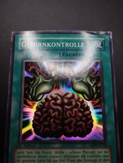 YUGIOH 2005 | BRAIN CONTROL | TLM-DE038 | 1ST | GERMAN | HEAVY PLAYED - Image 5