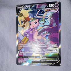 Pokemon TCG Fusion Strike Mew V 251/264 Holo Card English V Rule - Image 1