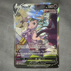 Pokemon TCG Fusion Strike Mew V 251/264 Holo Card English V Rule - Image 2
