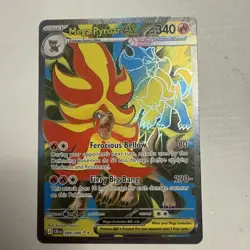POKEMON - MEGA PYROAR EX - 099/086 ULTRA RARE HOLO CHAOS RISING - BRAND NEW - Image 1