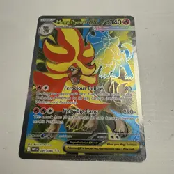 POKEMON - MEGA PYROAR EX - 099/086 ULTRA RARE HOLO CHAOS RISING - BRAND NEW - Image 3