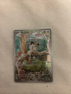 Pokemon Meowth 106/094 – Phantasmal Flames – English IR (Illustration Rare) NM - Image 1