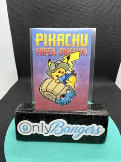 Fossil Museum Pikachu Pokemon Card - Image 2