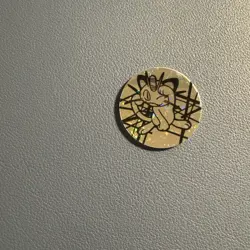 Pokemon Meowth Coin TCG Coin 2000 Holo Wizards Of The Coast WOTC Holographic - Image 1