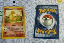 Charmander 69/130 Common Base Set 2 Pokemon Deutsch Lightly Played - Image 1