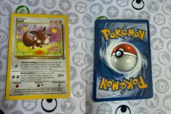 Eevee 51/64 Common Jungle Pokemon Unlimited Deutsch Lightly Played - Image 1