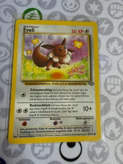 Eevee 51/64 Common Jungle Pokemon Unlimited Deutsch Lightly Played - Image 2