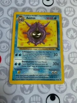 Cloyster 32/62 Uncommon Fossil Pokemon Lightly Played - Image 2