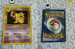 Kadabra 32/102 Uncommon Base Set Unlimited Pokemon Deutsch Lightly Played - Image 1