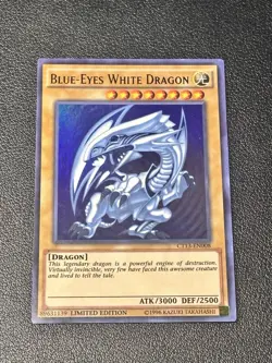 Yugioh: Blue-Eyes White Dragon (Ultra Rare) Limited edition CT13-EN008 - Image 1