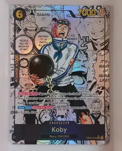 Koby Manga Rare (EB04-044 SEC) One Piece Card Game - Image 3