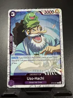 One Piece PRB -The Best- Vol. 2 #ST18-001 Uso-Hachi (Pirate Foil) Common - Image 1