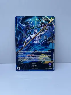 One Piece Adventure On Kami's Island ENEL OP15-058 Leader Alt Art English - Image 1