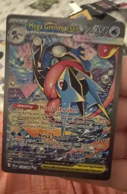 Mega Greninja ex - 116/086 - SIR - Chaos Rising - NM/MINT - Pokemon Card - Image 1
