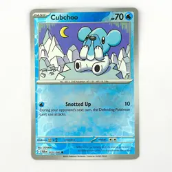 025/086 Cubchoo : (Reverse Holo) Card : SV-10.5 Black Bolt : Pokemon TCG - Image 1