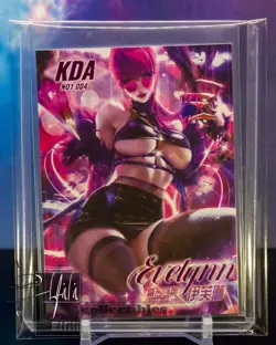 K/DA League of Legends Evelynn Goddess Alliance 2 N01.004 Waifu Premium Card - Image 3