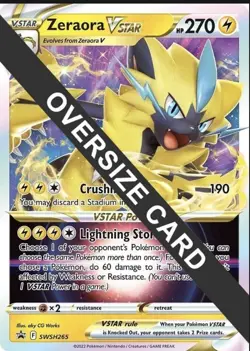 Zeraora VSTAR SWSH265 - Jumbo Card - NM - Image 1