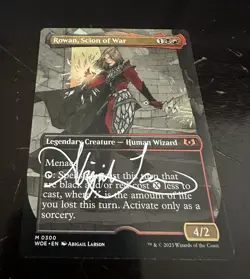Rowan, Scion of War MTG Wilds of Eldraine WOT Artist Proof - Image 1