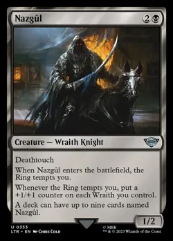 Nazgul - #333 - Lord of the Rings - CUC NM MTG - Image 1