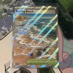 Surfing Beach 114/086 ME04: Chaos Rising NM Pokemon TCG Ultra Rare - Image 1
