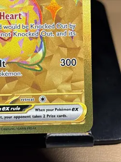Pokemon TCG SV08 Surging Sparks Pikachu EX Hyper Rare Gold Holo Card 247/191 NM - Image 4