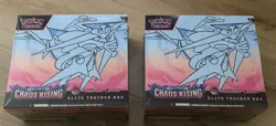 2x Chaos Rising POKEMON CENTER Elite Trainer Box ETB - SEALED - Image 1