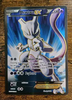 Pokemon TCG Mewtwo-EX Breakthrough 157/162 Holo Full Art Ultra Rare - Image 1