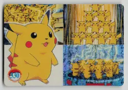 PIKACHU Vintage vending machine Stickers - 2000 - Pokemon NM - Image 1