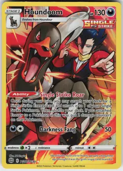 HOLO HOUNDOOM TG10/TG30 TRAINER GALLERY RARE NEAR MINT - Image 1